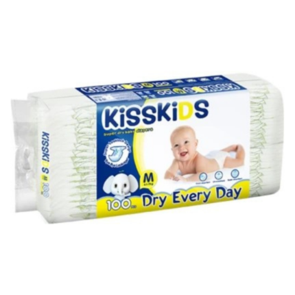 KissKids Baby Diapers 100's
